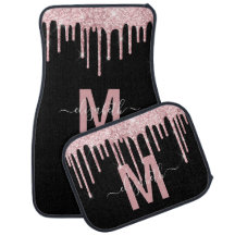 Parties scintillant de séchage rose chic Nom du mo