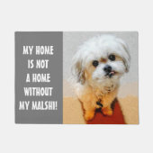 Tapis de sol pour chien Malshi doux (Devant)