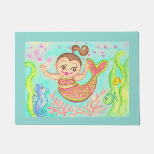 Tapis de sol Retro Mermaid (Devant)