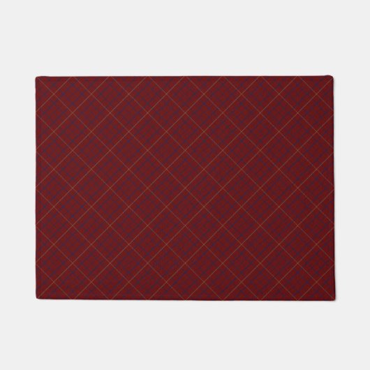 Tapis de sol Tattersall Brooks Marron Bleu Or (Devant)
