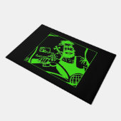 Tapis de sol vert et noir Biker Bro (Incliné)