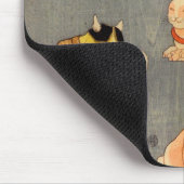 Tapis De Souris た と え の 内(中), Chats japonais (2), Kuniyoshi, Ukiyo (Coin)
