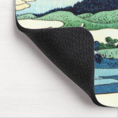 Tapis De Souris 梅沢, vue le mont Fuji de 北斎 d'Umezawa, Hokusai, (Coin)