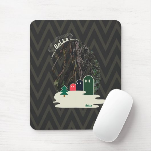 Tapis De Souris 湖の不思議な生き物Delta01typeAマウスパッド (Avec souris)
