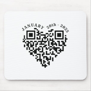 Tapis De Souris 01-20-2025 Drôle Trump Dance Troll Qr Scan Preside