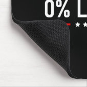 Tapis De Souris 0% libéral - Déclaration zéro pour cent (Coin)