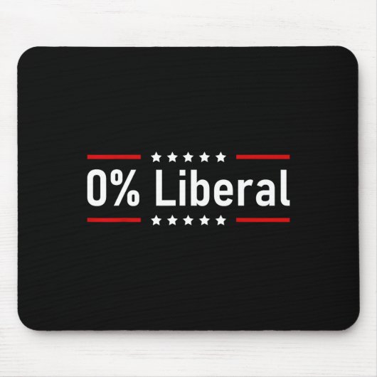 Tapis De Souris 0% libéral - Déclaration zéro pour cent (Devant)