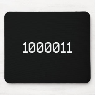 Tapis De Souris 1000011 Code Binaire Pour 67 Drôle Tech Meme Compu