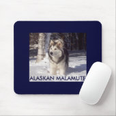TAPIS DE SOURIS 100_5815, MALAMUTE D'ALASKA (Avec souris)