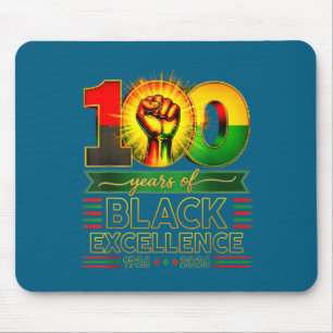 Tapis De Souris 100 ans d'excellence noire centenaire noir