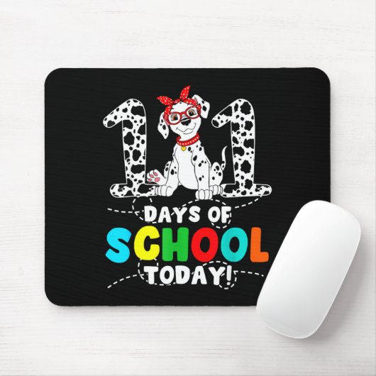 Tapis De Souris 100 Days Of School Today Cute Dog Teacher Student (Avec souris)