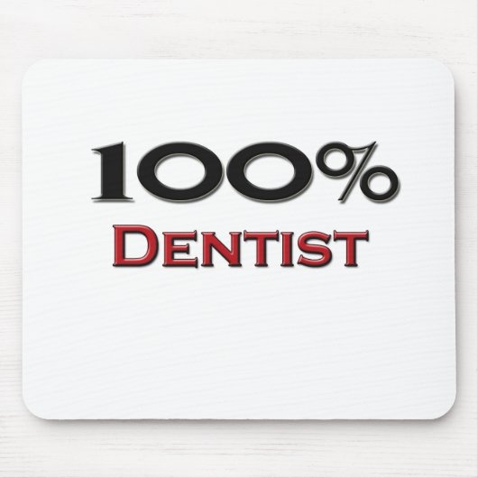 Tapis De Souris 100% Dentiste (Devant)
