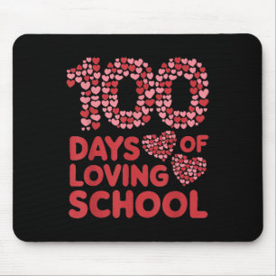Tapis De Souris 100 Jours D'Amour Enseignante Femmes 100e Jour