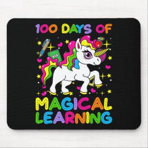 Tapis De Souris 100 jours d'apprentissage magique 100e jour d'écol