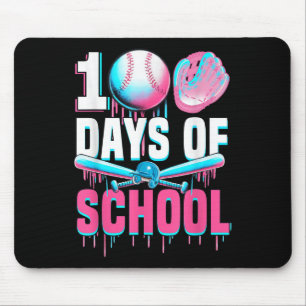 Tapis De Souris 100 Jours De Bat De Baseball Scolaire 100E Jour De