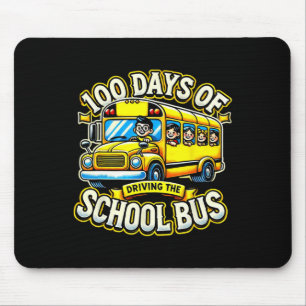 Tapis De Souris 100 Jours De Conduite Du Bus Scolaire 2