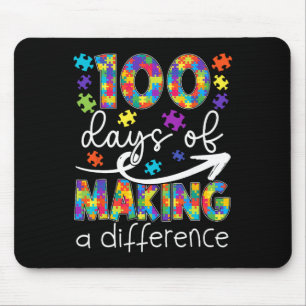 Tapis De Souris 100 jours de faire la différence 100e jour d'école
