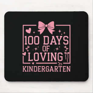 Tapis De Souris 100 jours de fille de maternelle 100e jour d'école