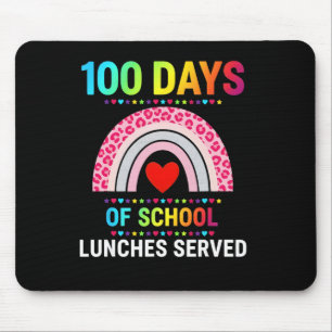 Tapis De Souris 100 jours de repas scolaires servis déjeuner arc-e
