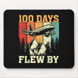 Tapis De Souris 100 Jours De Vol Juste En Avion 100E Jour De
