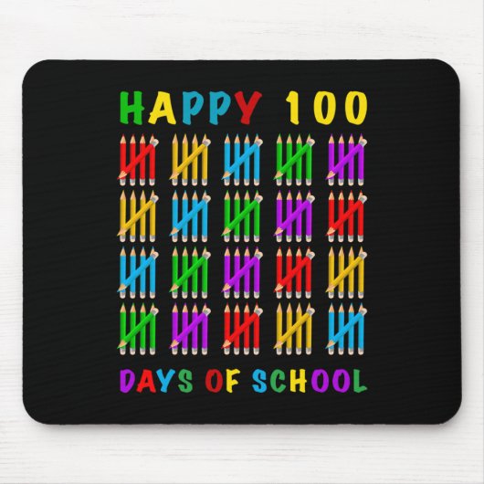 Tapis De Souris 100 Jours D'École (Devant)