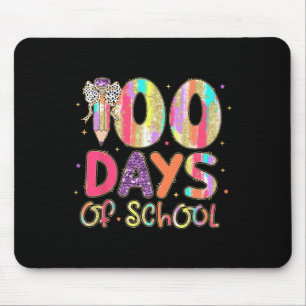 Tapis De Souris 100 Jours D'École Coquette Crayon Enseignants Cray