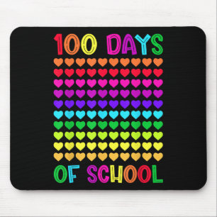 Tapis De Souris 100 Jours D'École Et Toujours Aimer Il Coeur 10