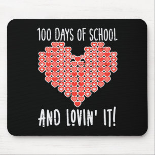 Tapis De Souris 100 Jours D'École Lovin Il Coeur Saint Valentin
