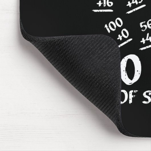 Tapis De Souris 100 Jours D'École Math Addition Cool Enseignant Ét (Coin)