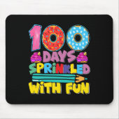 Tapis De Souris 100 Jours D'École Parsemés De Cupcake Fun Mignonne (Devant)