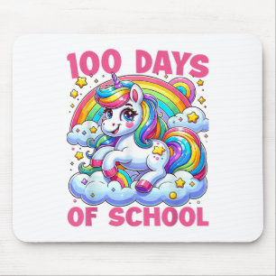 Tapis De Souris 100 Jours D'École Pour Fille Enseignante Enfants 1
