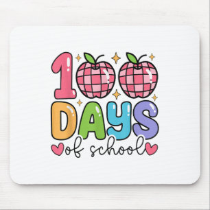 Tapis De Souris 100 Jours D'École Rétro Disco Enseignant Enfants H