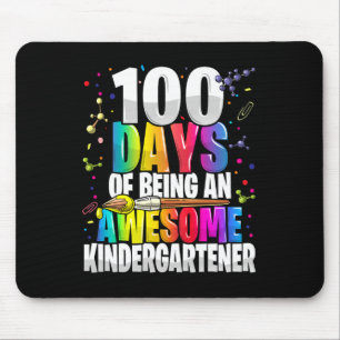 Tapis De Souris 100 jours d'être un superbe jardin d'enfants 100e