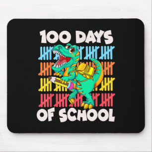 Tapis De Souris 100 Jours Dinosaur Trex Garçons Enfants 100ème Jou