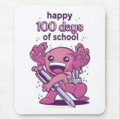 Tapis De Souris 100 jours d'invitation scolaire (Devant)