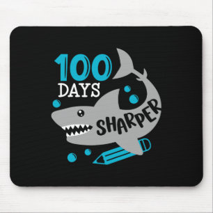Tapis De Souris 100 Jours Sharper Shark 100ème Jour D'École Pour G