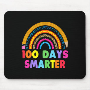 Tapis De Souris 100 Jours Smarter Joyeux 100E Jour De L'École Arc-