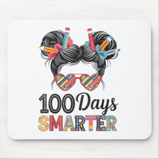 Tapis De Souris 100 Jours Smarter Messy Bun Hair 100e Jour De