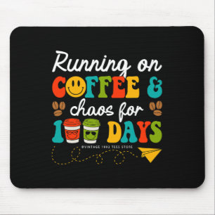 Tapis De Souris 100 Jours super De Café Et Chaos Enseignant 100 Da