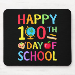 Tapis De Souris 100e Jour De L'École 100 Jours De L'Enseignant Stu
