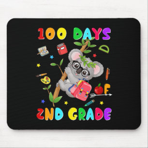 Tapis De Souris 100e Jour De L'École 2e Année Koala Joyeux 100 Jou