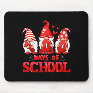 Tapis De Souris 100E Jour De L'École Gnome Enseignants Étudiants 1