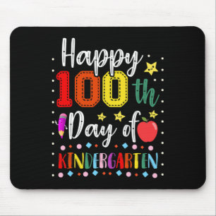 Tapis De Souris 100E Jour De Maternelle Enseignant Coloré Et Stu