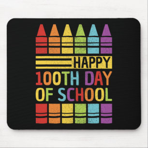 Tapis De Souris 100E Jour De Scolaires Garçons Filles Enfants 100
