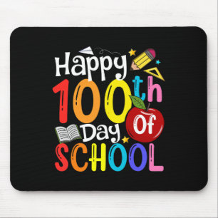 Tapis De Souris 100e jour d'école enseignants élève heureux 100 jo