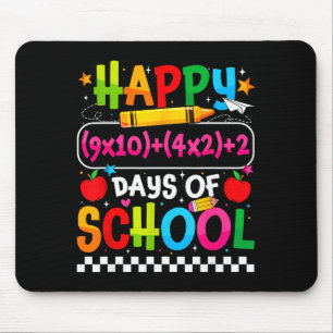 Tapis De Souris 100e jour d'école Joyeux 100 jours Équation mathém