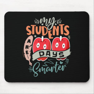 Tapis De Souris 100e jour d'école Mes élèves sont intelligents dep