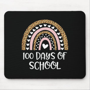 Tapis De Souris 100e Jour D'Enseignants 100 Jours Pluie Plus Intel