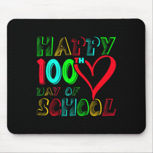 Tapis De Souris 100ème Jour De L'École 100 Jours Jolies Étudiants