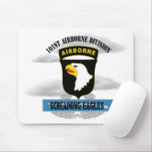 Tapis De Souris 101e division aéroportée "Eagles hurlants" (Avec souris)
